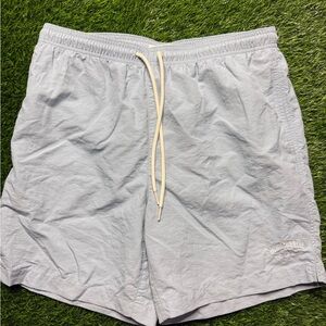 PACSUN  Light Blue Drawstring Swim Trunks size Medium.